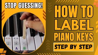 How to Label Piano Keys in 6 Simple Steps