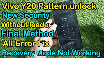Vivo Y20 Pattern Unlock New Security UMT Dongle Without Loader 2023