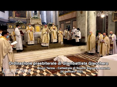 Acqui Terme - Ordinazione presbiterale di Giambattista Giacchero