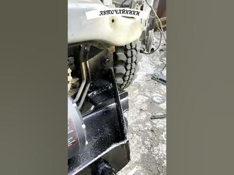 Лебедка установлена #autochainiki #авточайники #ламборгини #карбон # ...
