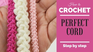 Crochet quick tip #0: Crochet tutorial for absolute beginners: How to make a icord for a garland