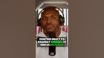 MMA fighters react to Khamzat vs DDP 🔥 #khamzatchimaev #dricusduplessis #ufc #ufc319