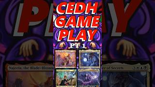 A Correct Choice? pt1 - Cedh Gameplay - Tivit Vs Najeela Vs Wandering Minstrel Vs Zurgo #mtg #cedh