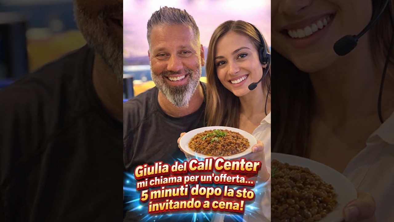 Giulia del Call Center mi chiama per un’offerta… 5 minuti dopo la sto invitando a cena!
