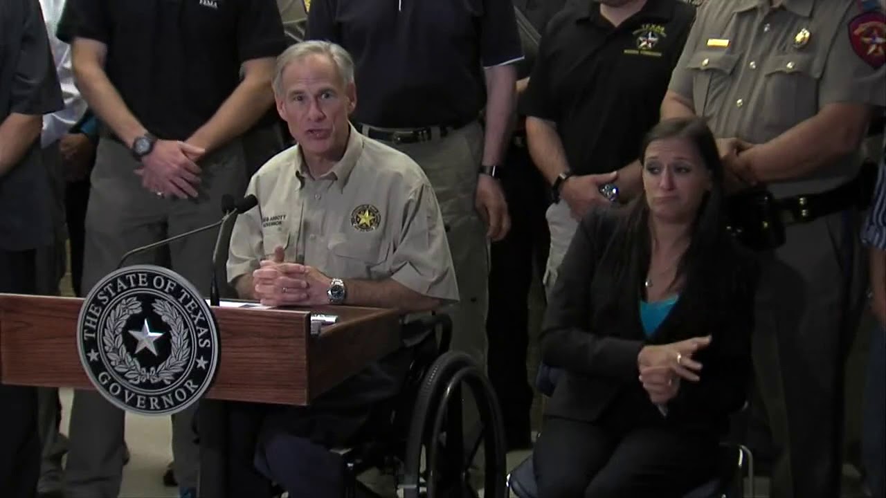 Gov. Abbott announces state disaster declaration for 54 counties - YouTube