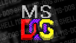 MS-DOS Shell on a modern pc