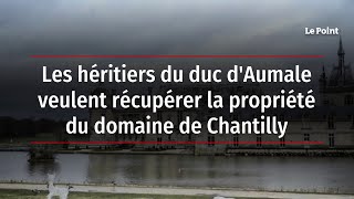 Les héritiers du duc d'Aumale veulent récupérer la propriété du domaine de Chantilly