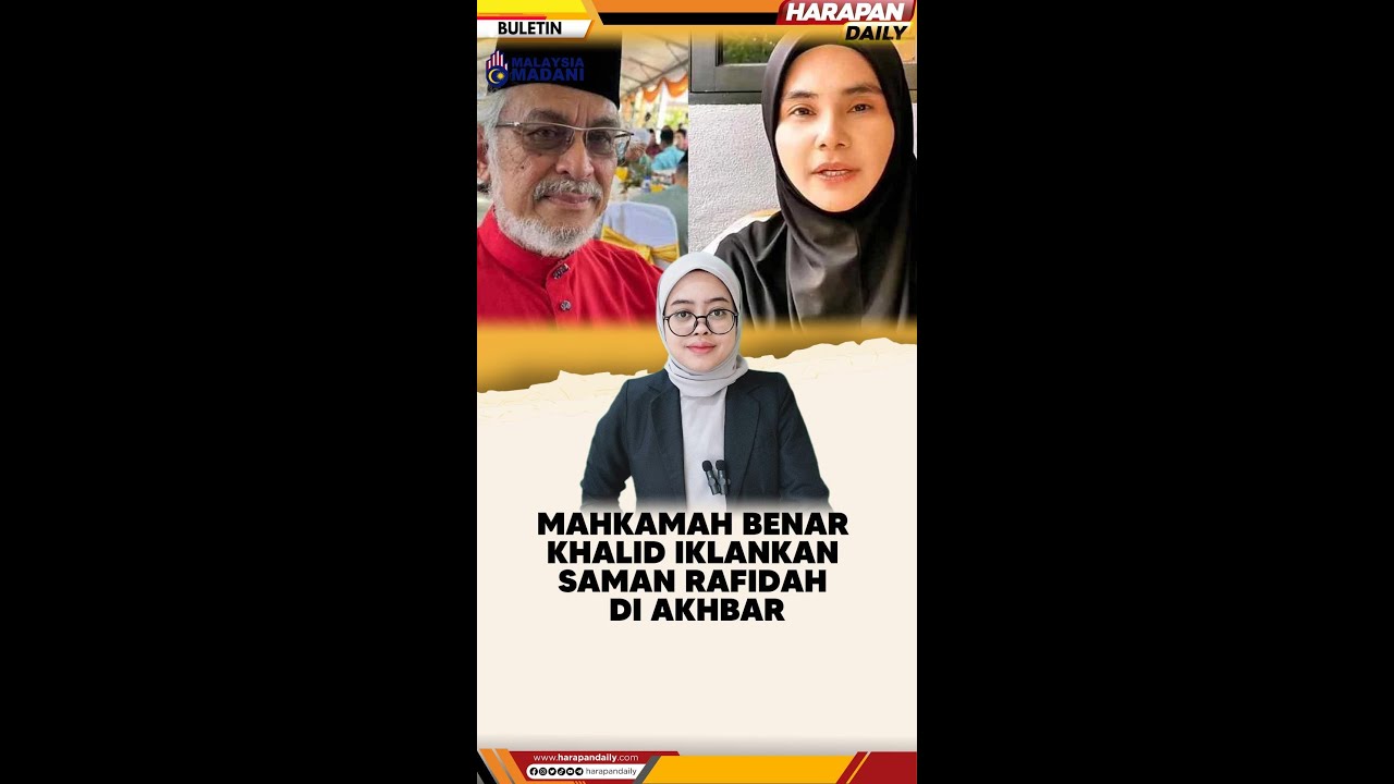 Mahkamah benar Khalid iklankan saman Rafidah di akhbar
