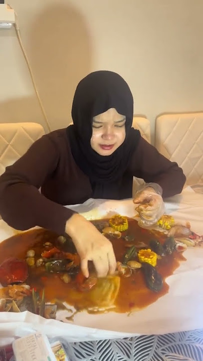 Di suruh ibu ningalin buat abang alvin #shortvideo #imgetlose #nabila #mukbang #seafood