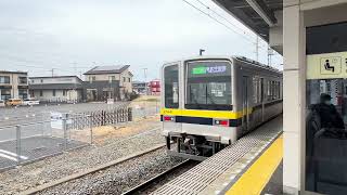 【東武鉄道】20000系20440型東武日光線栗橋駅発車