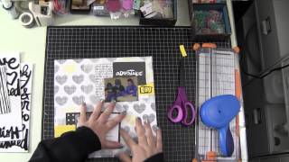 Process Video 137: Scrapbook Layout: Seriously, The Clique Kit, April 2014