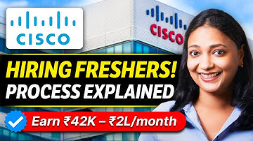 Cisco HIRING Process For FRESHERS| Full Details