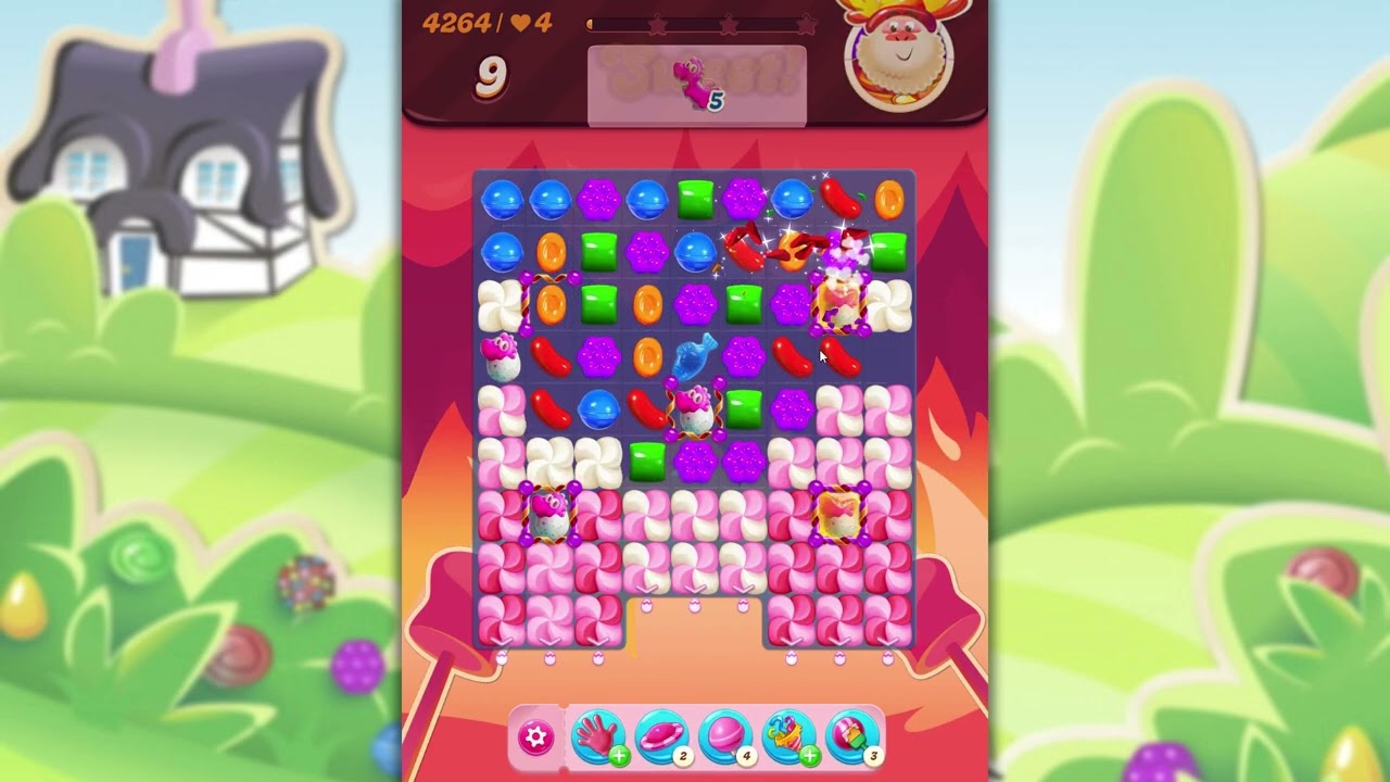 Candy Crush Saga Level 4264 - YouTube