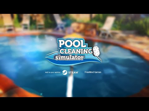 Pool Cleaning Simulator | Announcement Trailer | STEAM