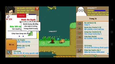 Ngọc Rồng Online  - Map Huyền Thoại Mở Skill 2 Tránh Bị Masenko !!!