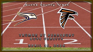 Spring Track Dual Meet: Council Rock South at Pennsbury High School 4-16-24