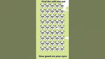 Find the odd one out - How fast can you find it #games #puzzlechallenge #shorts #gaming
