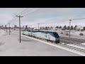 Kereta Api Panjang Amtrak Melintasi Railroad Snowball #train #indianrailways #railways  #railroad