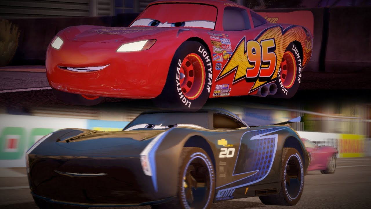 Cars 2 The Video Game (Arcade) - Rookie Lightning & Jackson Storm Showcase