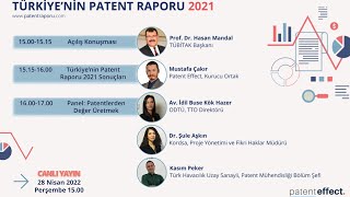 Türkiye'nin Patent Raporu 2021