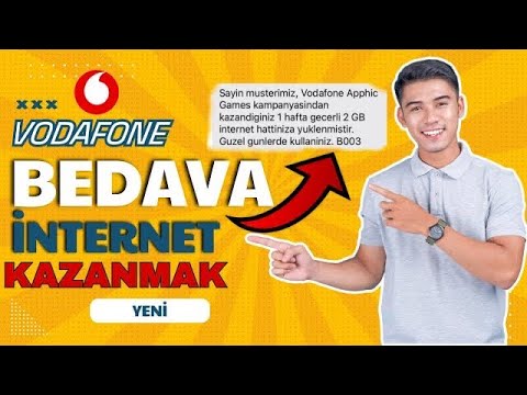 Vodafone Bedava İnternet Kazanmak 2 Gb Kazan