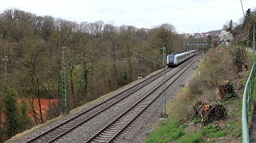 Leonberg (near Höfingen station); passing DB S-Bahn Stuttgart train (20250329) (1 Clip)