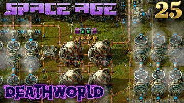 Nuclear Power - Space Age Deathworld (Factorio), Ep 25