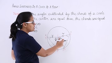 Class10th – Theorem 10.2 of Angle Subtended by Chord | Circles | Tutorials Point