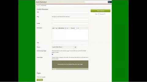 LEADR Omeka Exhibits Video Tutorial