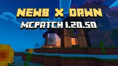 NEWB X DAWN-MCPATCH 1.21.50 shader