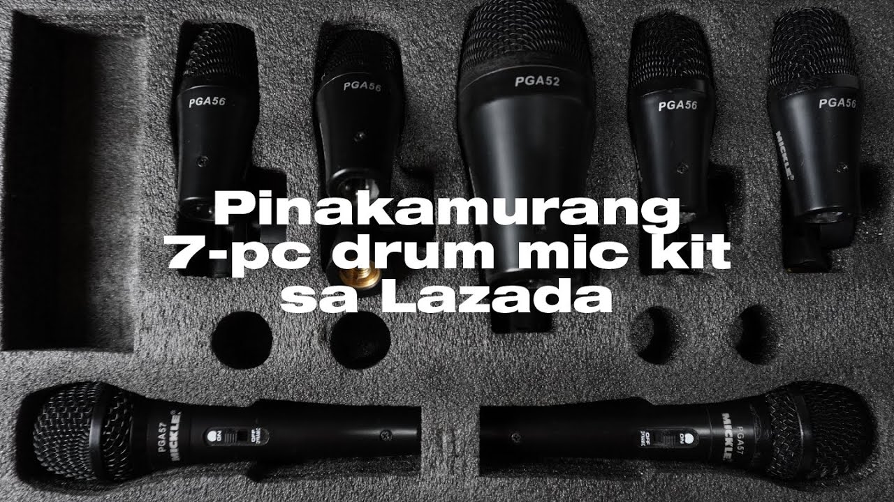 Cheapest Drum Mics on Shopee/Lazada