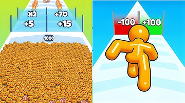 Tall Man Run VS Food Run - Speedrun Gameplay Walkthrough  Android NEW UPDATE Ep 1