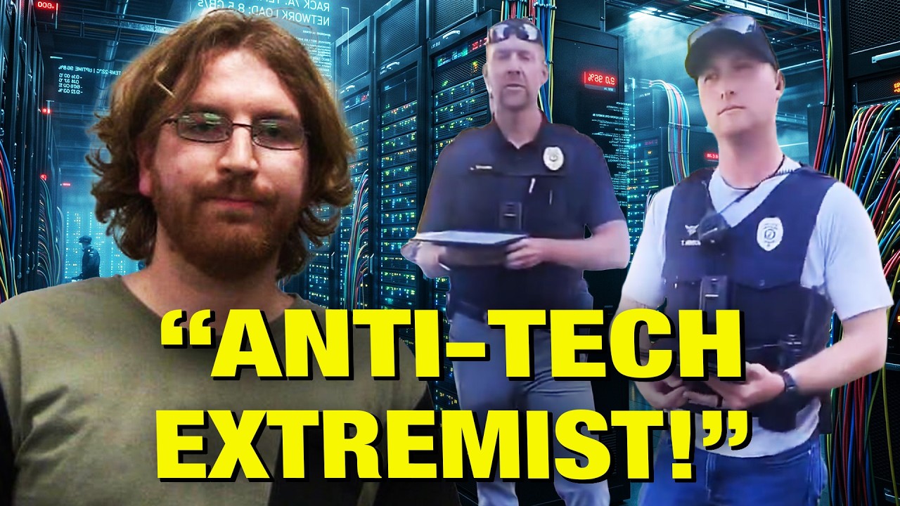Arrested For PLANNING A Protest Against Data Centers!