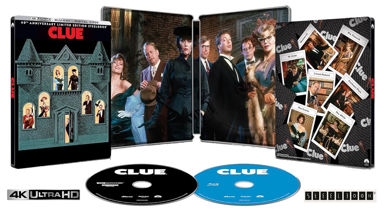 Clue [4K UHD & Blu-ray Steelbook] Tim Curry