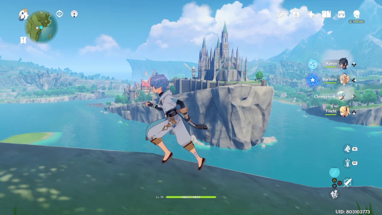 Genshin Impact Finding the Anemoculus in Cider Lake using Anemoculus