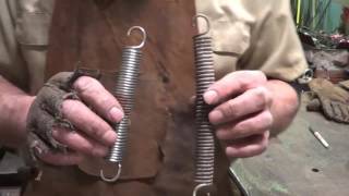 Blacksmithing - Experimenting With Tempering Springs