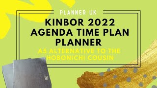 Kinbor 2022 Agenda Time Plan Planner hobonichi Cousin Alternative For Fountain Pens  Planner Uk