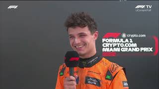 Lando Norris Post Race Interview | 2024 Miami Grand Prix