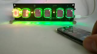 NUMITRON VFD IV-19 CLOCK SPARK - SETTINGS