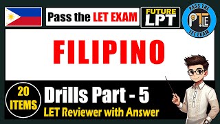 Filipino LET Reviewer 2025 | Mahahalagang Konsepto at Pagsasanay! (Part 5)