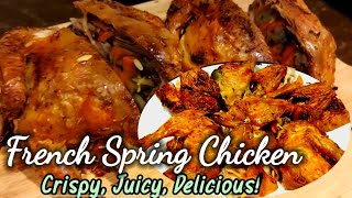 Juicy and Crispy Spring Chicken|How to Roast French Spring Chicken|Easy Recipe