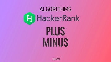 #6 Plus Minus | Hackerrank Algorithms Solution