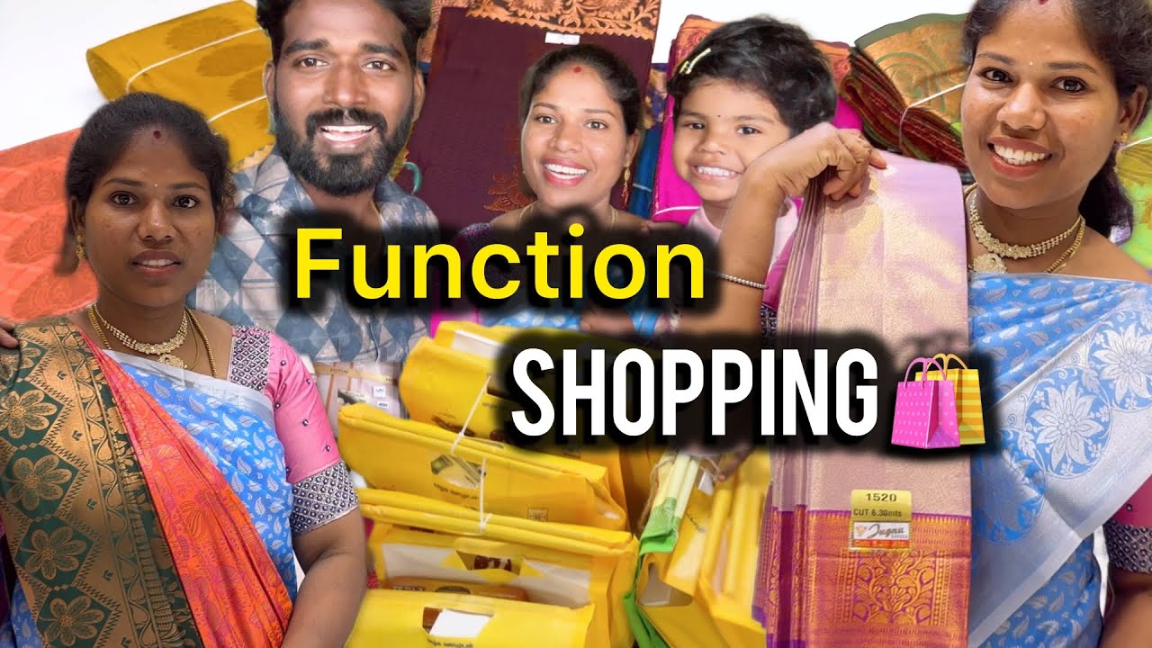 Functionக்கு Full familyக்கும் டிரஸ் எடுத்தாச்சு 😍 | Shopping Vlog 🛍️| Sangeetha Vinoth