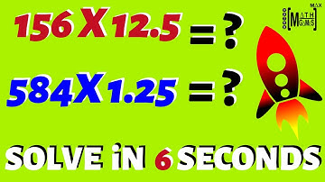 Multiply Any Number By 125  (SHORTCUT METHOD |  VEDIC MATH FULL COURSE )