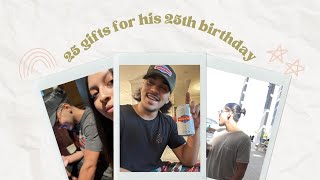 VLOG 2 | 25 gifts for Jeremy's 25th birthday