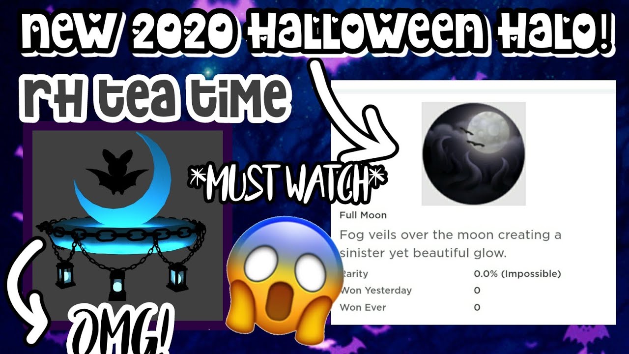 NEW HALLOWEEN HALO 2020 LOOKS AND BADGE RH Tea Time