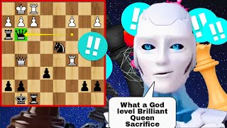 Stockfish Analysed God Level Queen Sacrifice Game of Frank Marshall | Gotham chess | Fide Chess
