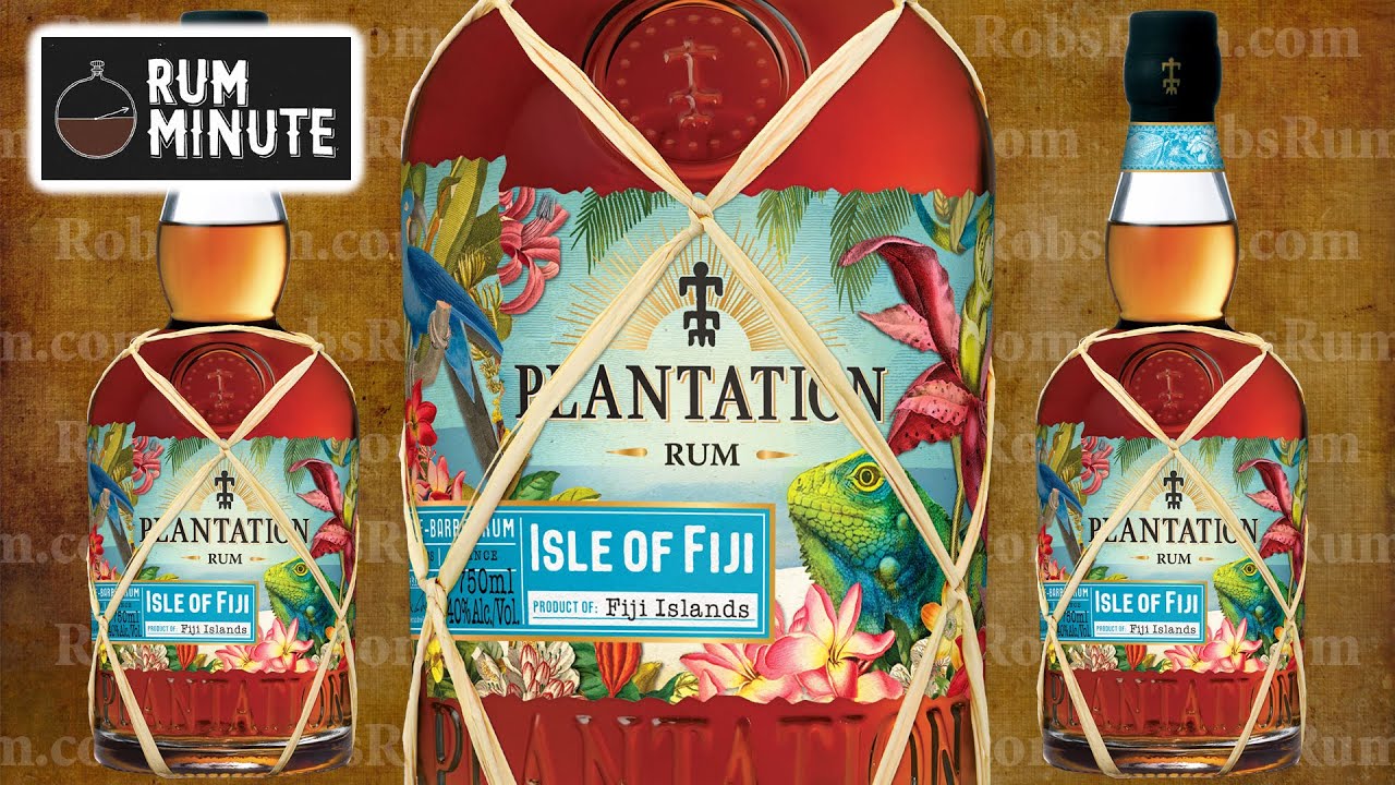 Plantation Isle Of Fiji double-aged artisanal rum at 40% abv