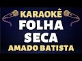 Karaokê - Amado Batista  - Folha Seca