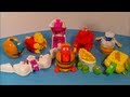 1990 McDINO CHANGEABLES SET OF 9 Series 3 McDONALD'S HAPPY MEAL TOY'S VIDEO REVIEW